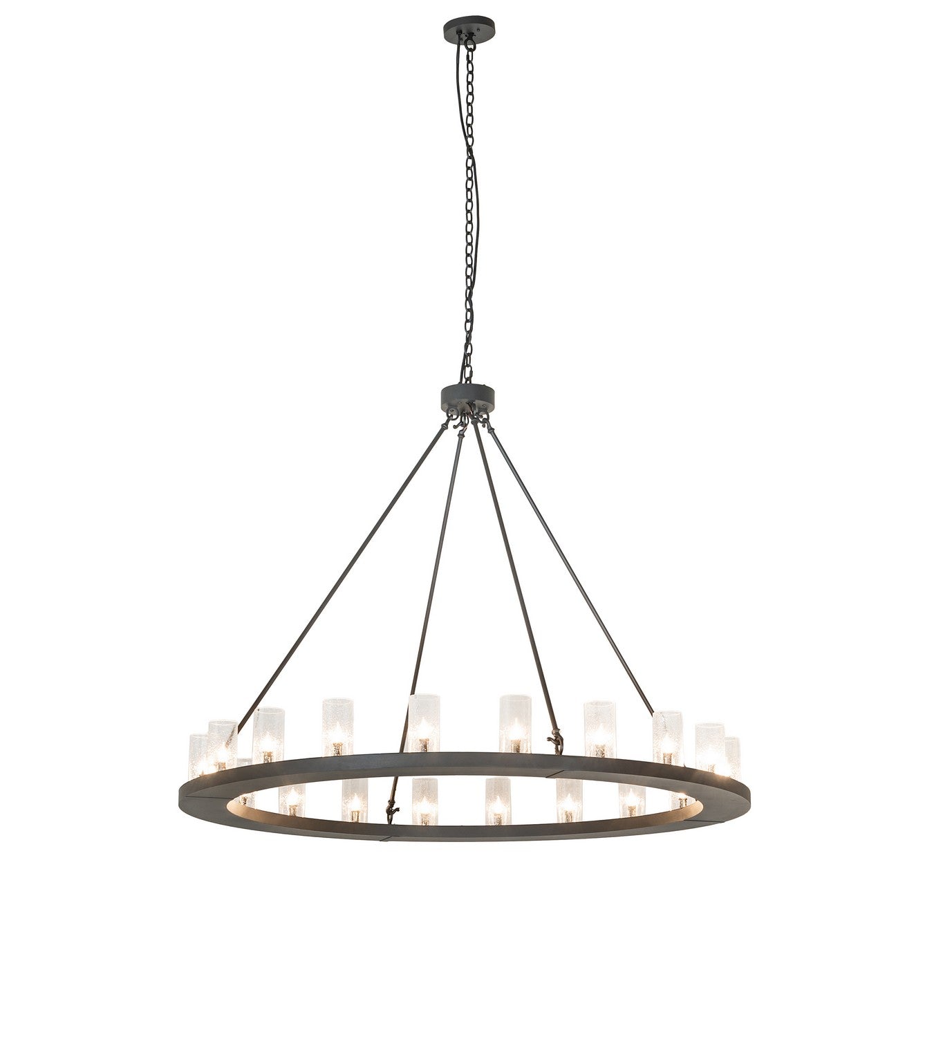 Meyda Tiffany - 266803 - 20 Light Chandelier - Loxley - Charred Iron