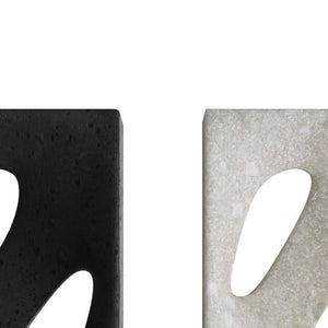Arteriors - ASC10 - Bookends, Set of 2 - Bondi - Charcoal