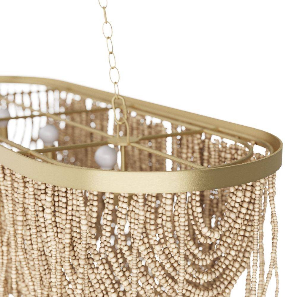 Arteriors - DRS02 - Chandelier - Baja - Natural Coconut Shell