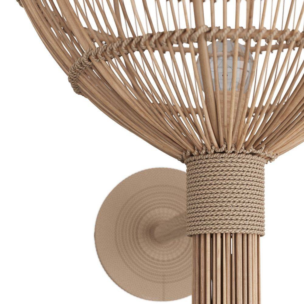 Arteriors - DWS03 - Wall Sconce - Abitha - Natural Coco Midrib