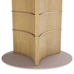 Arteriors - FDS02 - Dining Table - Vetralla - Oyster Oak Veneer/Antique Brass