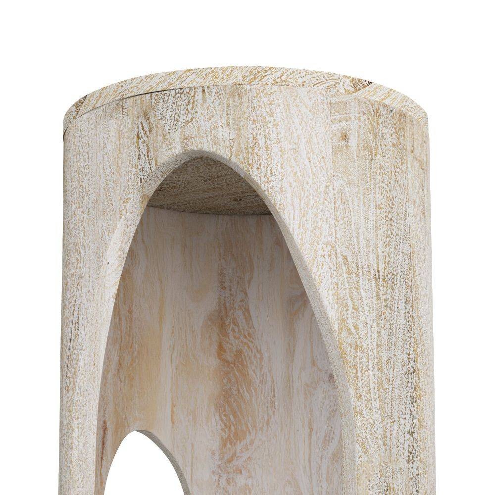 Arteriors - FEI18 - End Table - Berlof - Whitewash