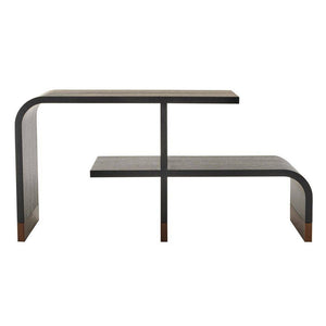 Arteriors - FGS01 - Etagere - Wyngate - Ebony Oak Veneer/Antique Brass