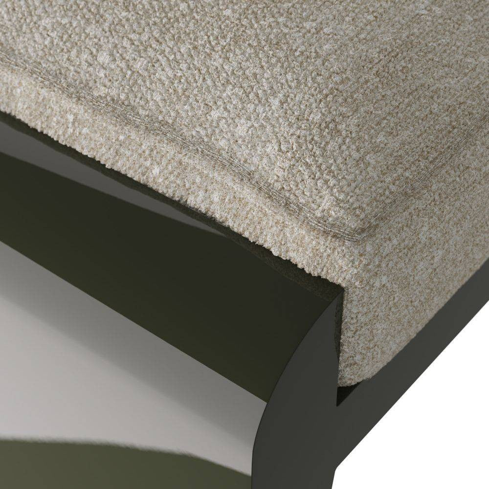 Arteriors - FOS01 - Ottoman - Alanna - Cloud Boucle