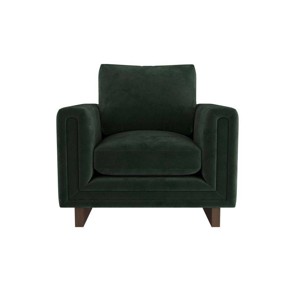 Arteriors - FRU03 - Chair - Lovell - Forest Velvet/Dark Walnut