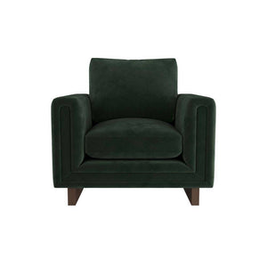 Arteriors - FRU03 - Chair - Lovell - Forest Velvet/Dark Walnut