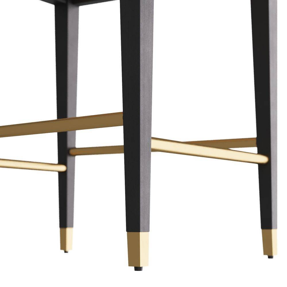 Arteriors - FSI09 - Counter Stool - Burdock - Ivory Leather