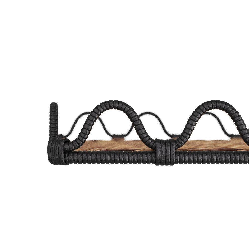 Arteriors - GKAYS01 - Tray - Mar - Natural & Black, Rattan