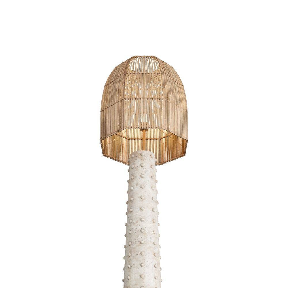 Arteriors - PFS02 - Floor Lamp - Agnes - Mactan Stone, Resin
