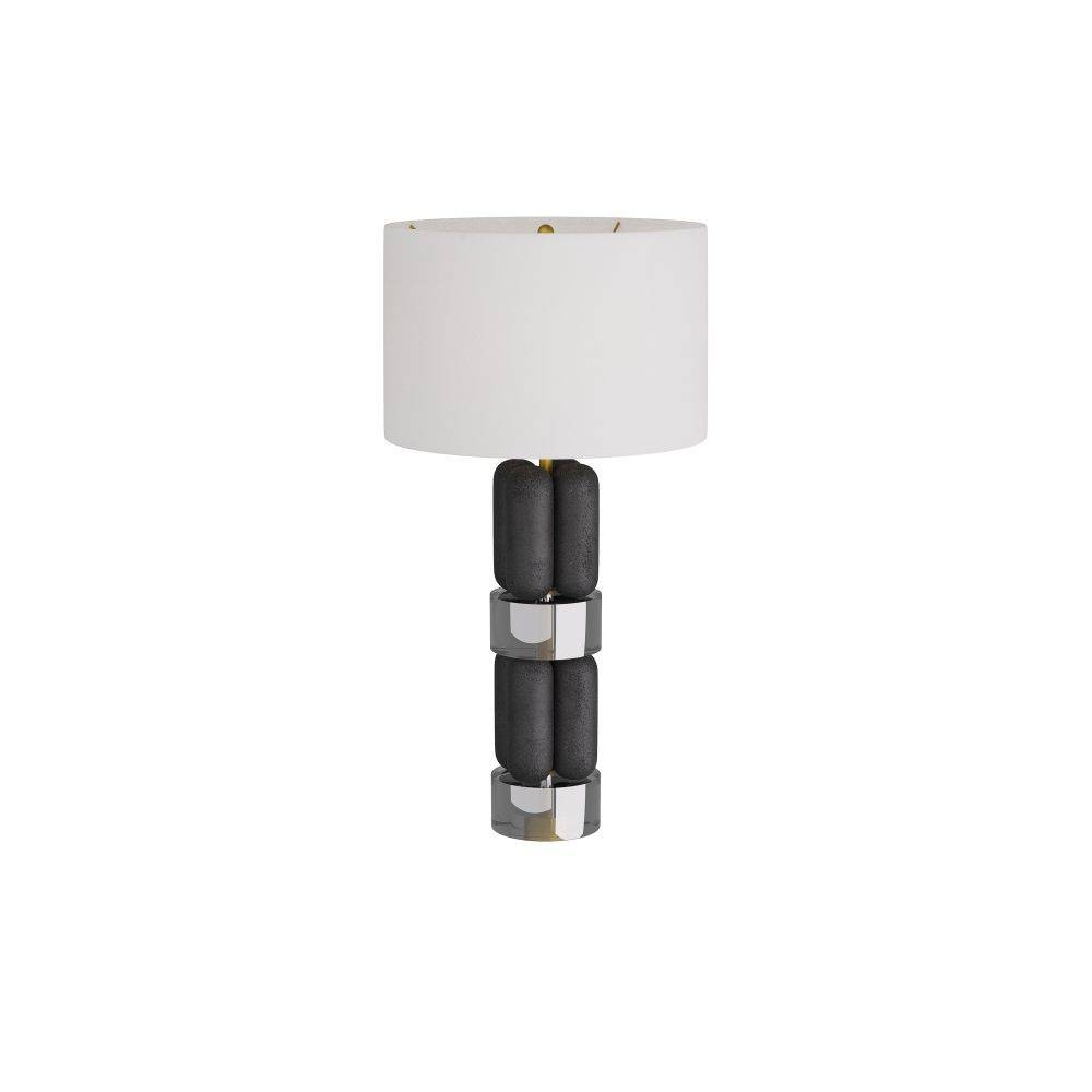 Arteriors - PTC16-SH022 - Table Lamp - Bronson - Charcoal, Ricestone