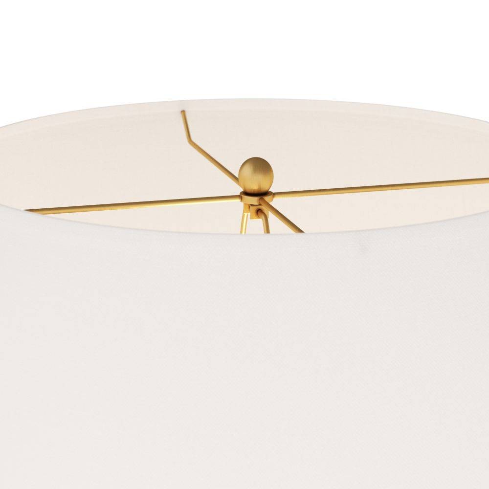 Arteriors - PTC24-252 - Table Lamp - Brighton - White, Alabaster
