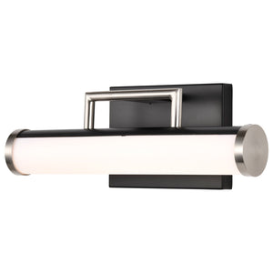 Nuvo Lighting - 62-656 - LED Vanity - Solano - Black / Brushed Nickel