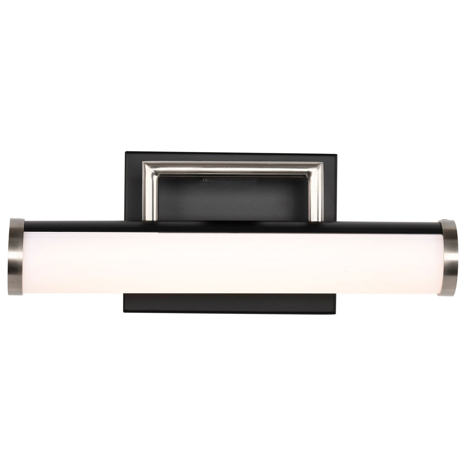 Nuvo Lighting - 62-656 - LED Vanity - Solano - Black / Brushed Nickel