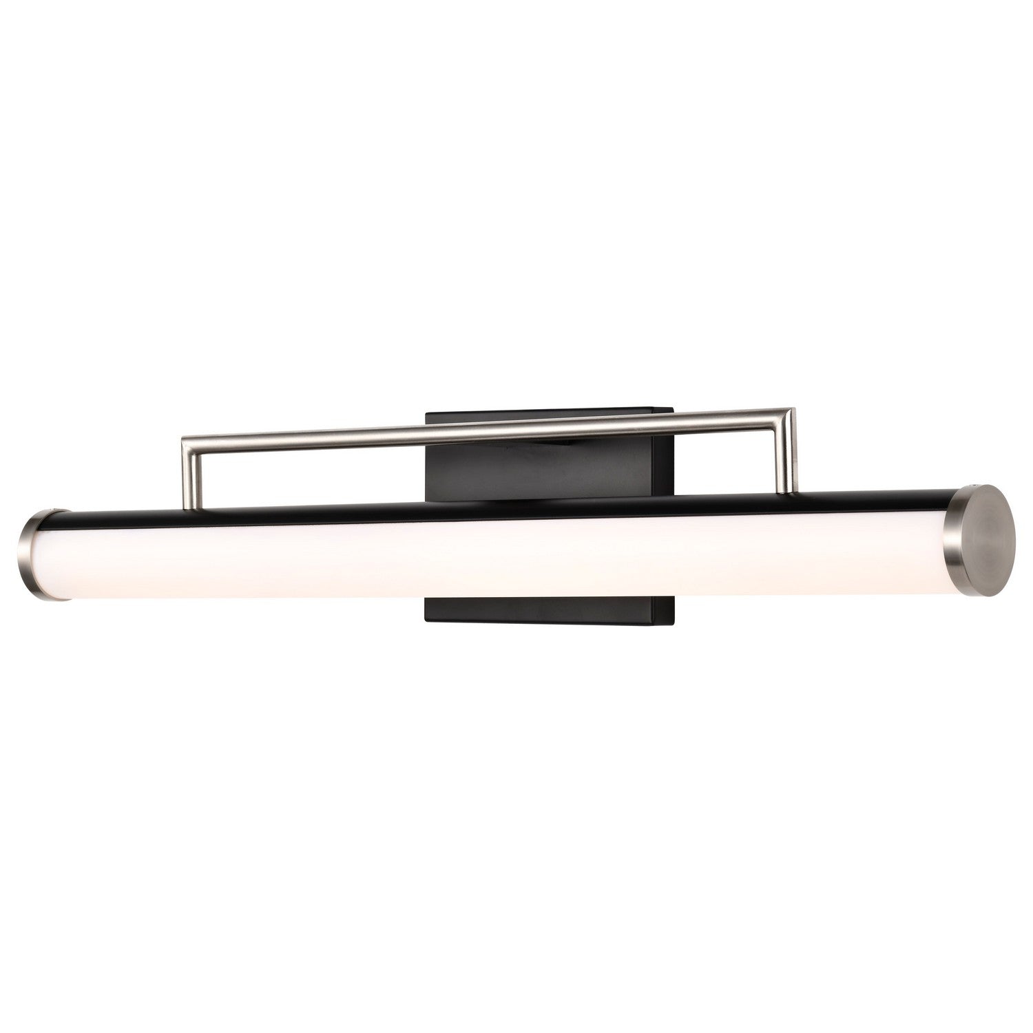 Nuvo Lighting - 62-658 - LED Vanity - Solano - Black / Brushed Nickel