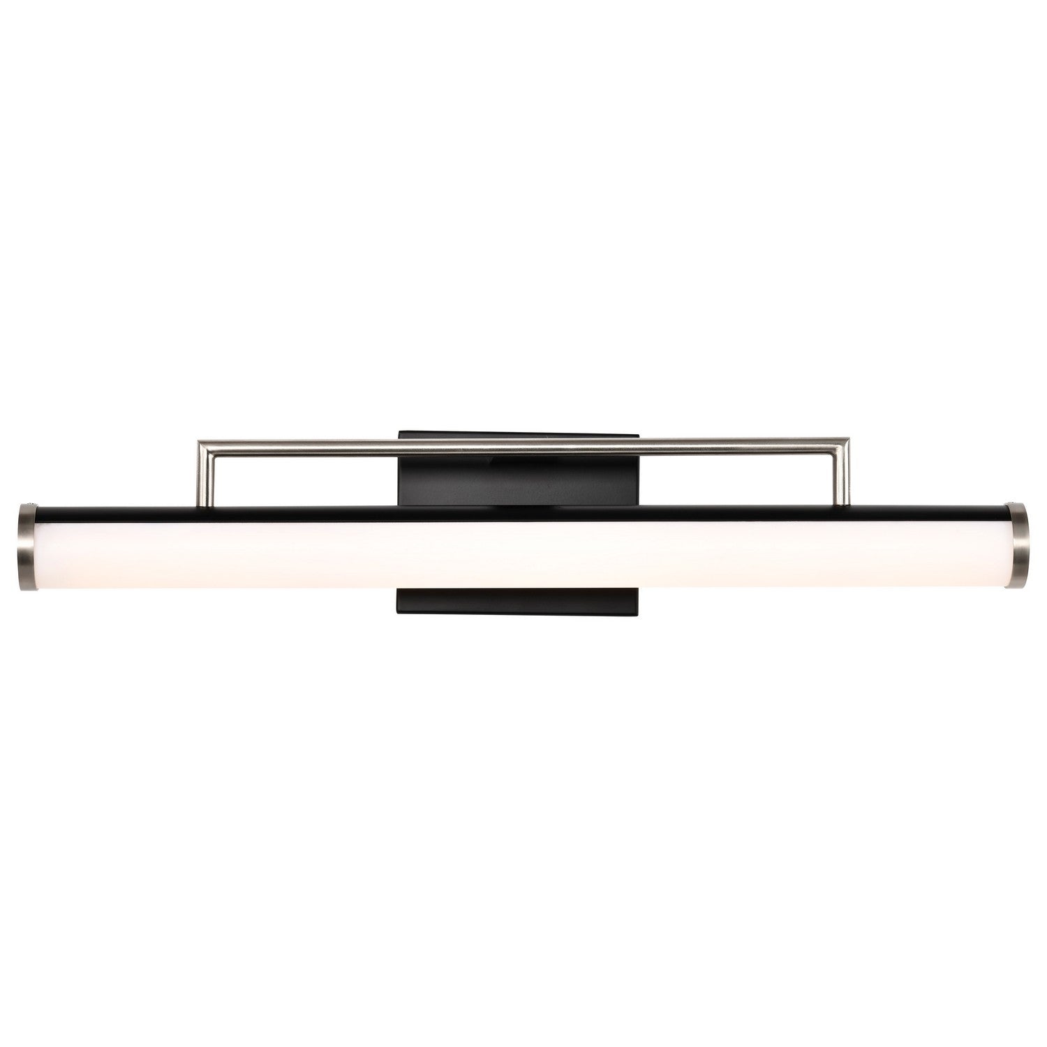 Nuvo Lighting - 62-658 - LED Vanity - Solano - Black / Brushed Nickel