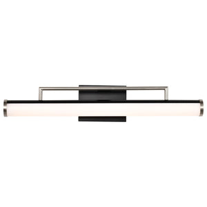 Nuvo Lighting - 62-658 - LED Vanity - Solano - Black / Brushed Nickel