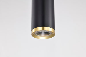 Nuvo Lighting - 62-818 - LED Pendant - Century - Matte Black / Brushed Brass