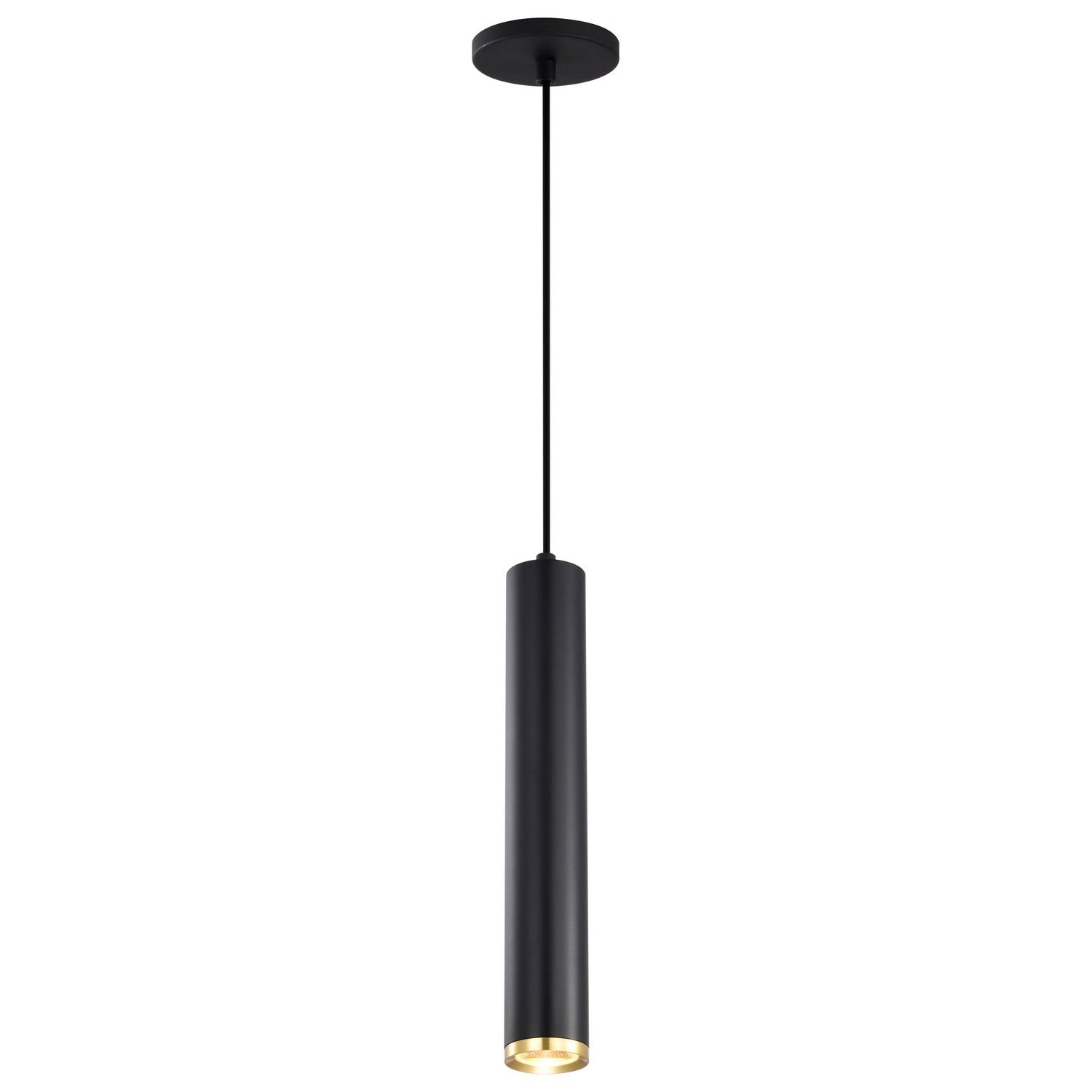 Nuvo Lighting - 62-818 - LED Pendant - Century - Matte Black / Brushed Brass