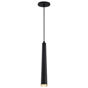 Nuvo Lighting - 62-828 - LED Pendant - Melrose - Matte Black / Brushed Brass