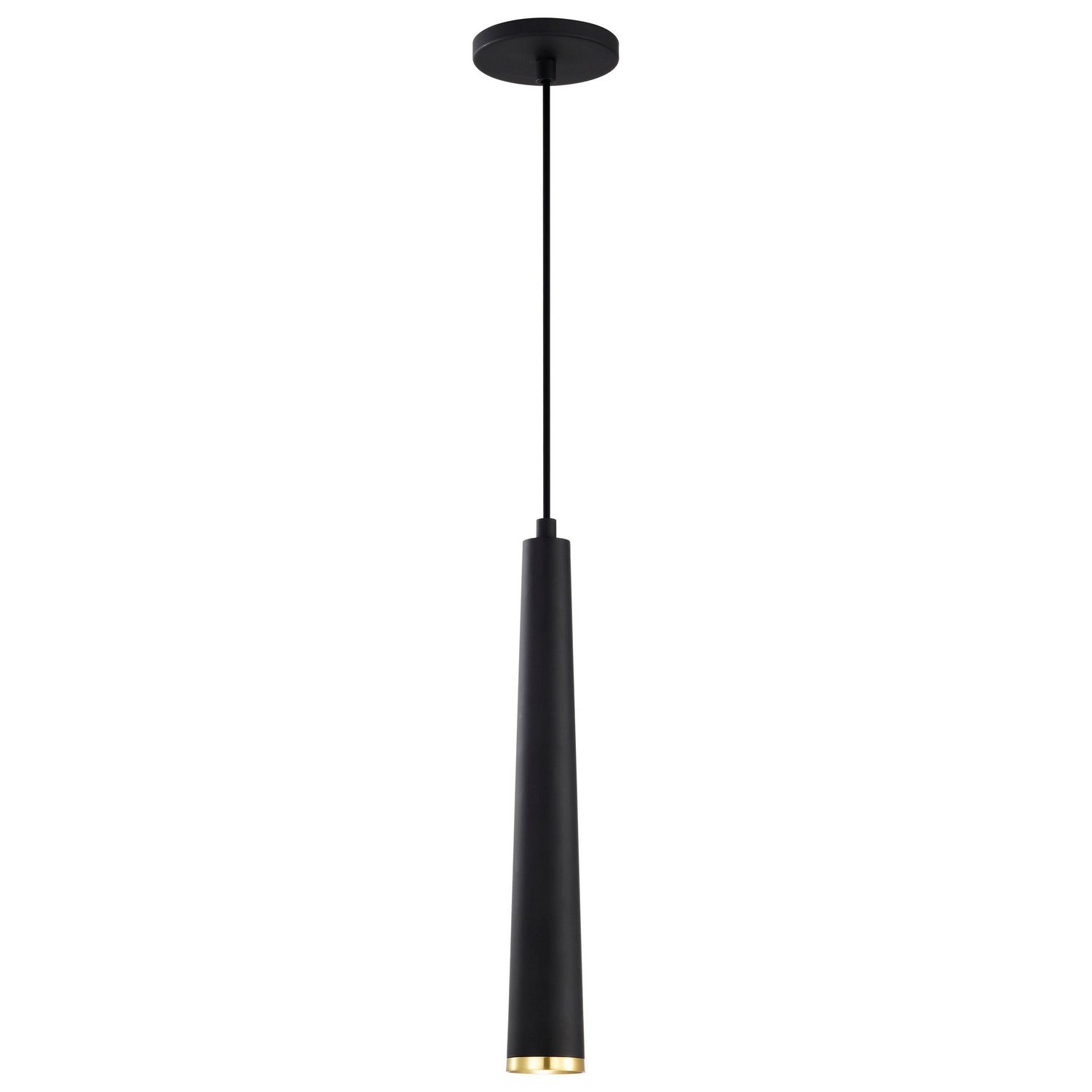 Nuvo Lighting - 62-828 - LED Pendant - Melrose - Matte Black / Brushed Brass