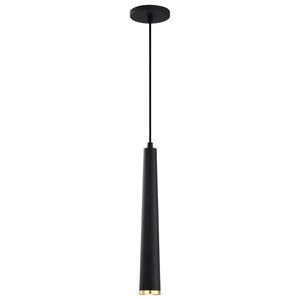 Nuvo Lighting - 62-828 - LED Pendant - Melrose - Matte Black / Brushed Brass