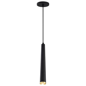 Nuvo Lighting - 62-828 - LED Pendant - Melrose - Matte Black / Brushed Brass