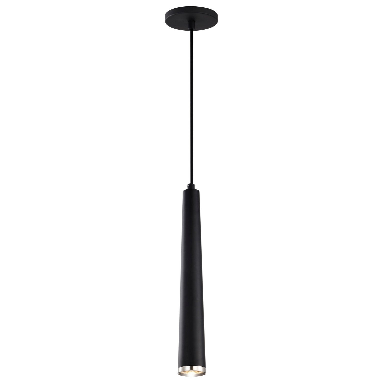 Nuvo Lighting - 62-829 - LED Pendant - Melrose - Matte Black / Brushed Nickel