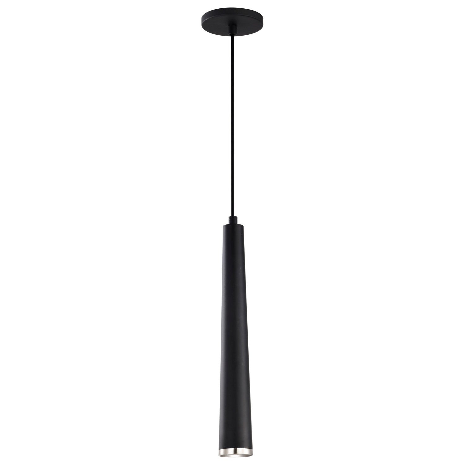 Nuvo Lighting - 62-829 - LED Pendant - Melrose - Matte Black / Brushed Nickel