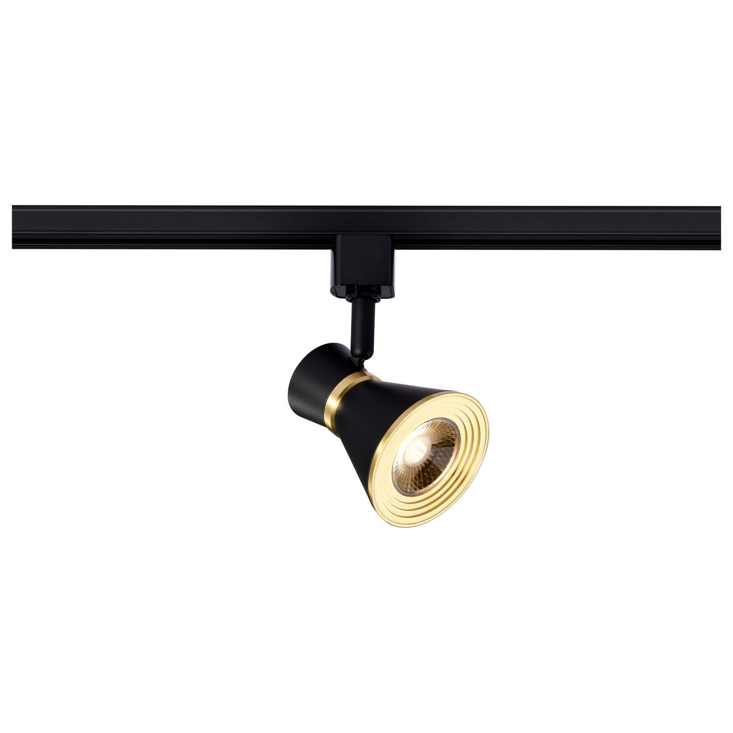 Nuvo Lighting - TH633 - LED Track Head - Matte Black / Brushed Brass