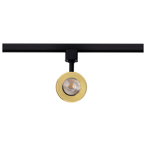 Nuvo Lighting - TH633 - LED Track Head - Matte Black / Brushed Brass