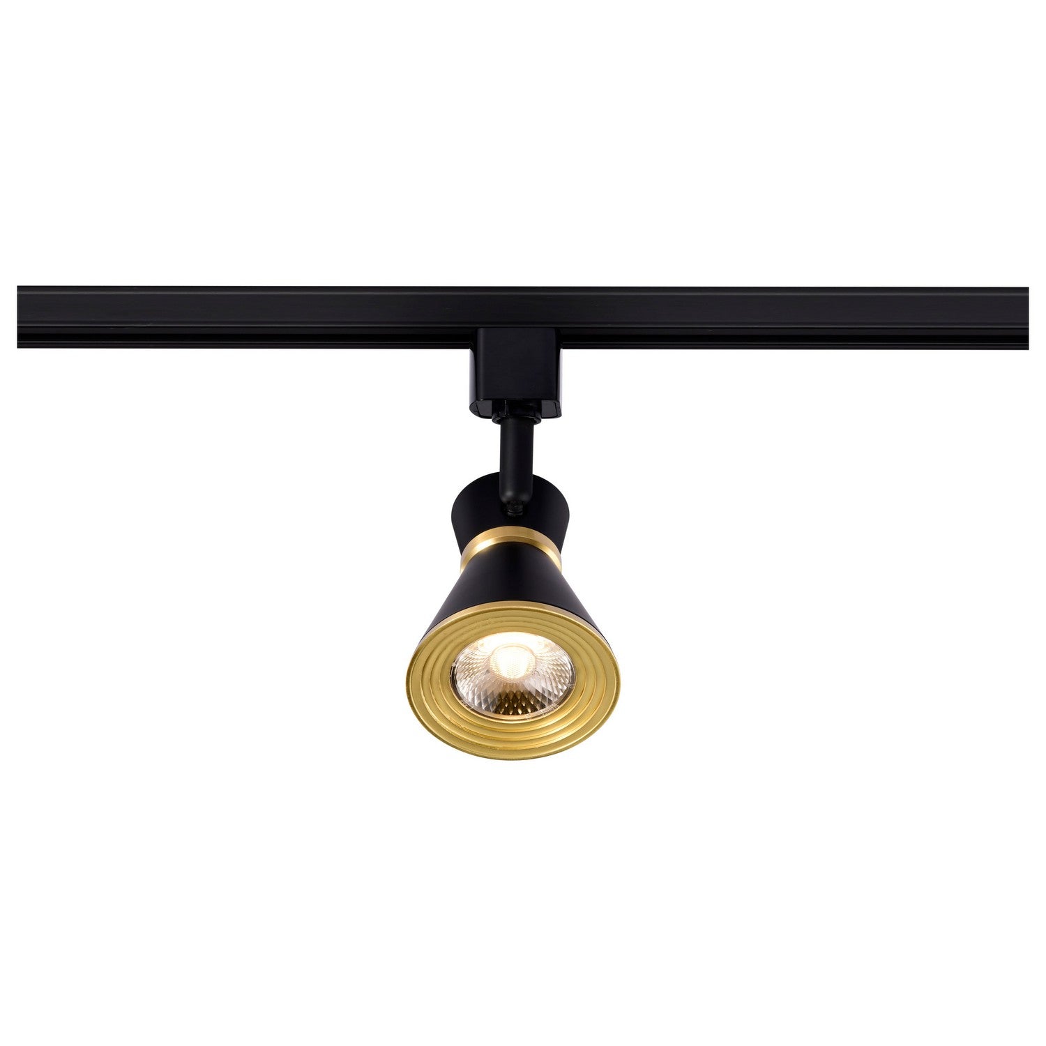 Nuvo Lighting - TH633 - LED Track Head - Matte Black / Brushed Brass