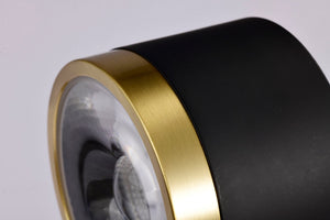 Nuvo Lighting - TH635 - LED Track Head - Matte Black / Brushed Brass