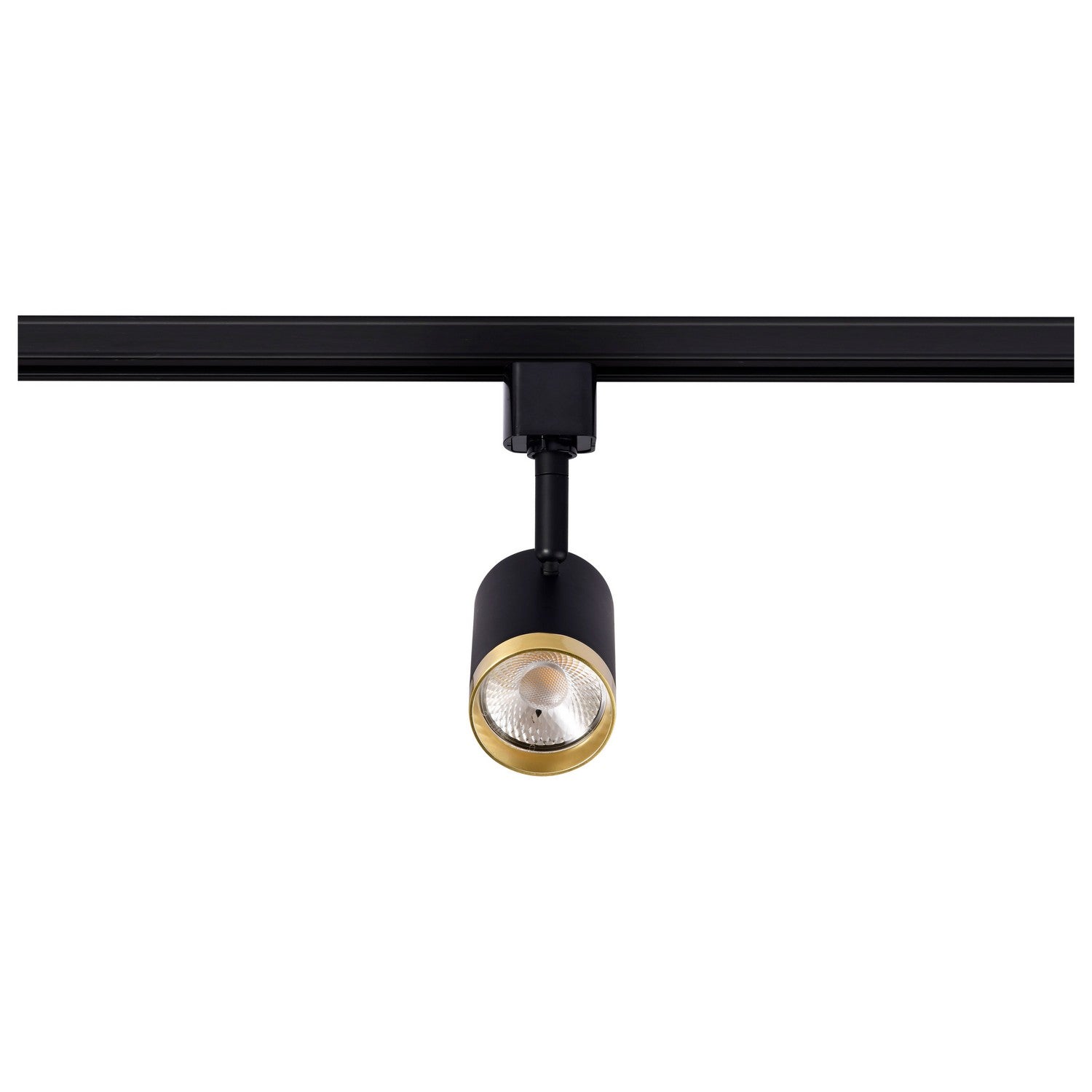 Nuvo Lighting - TH637 - LED Track Head - Matte Black / Brushed Brass