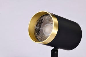 Nuvo Lighting - TH637 - LED Track Head - Matte Black / Brushed Brass