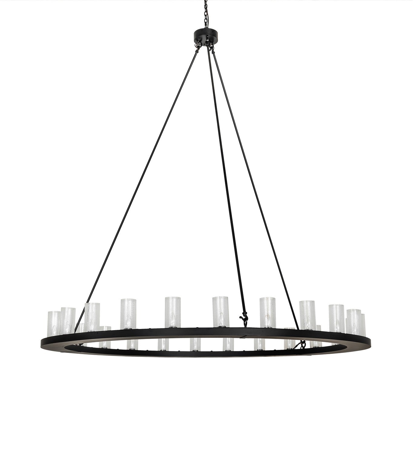 Meyda Tiffany - 266590 - 24 Light Chandelier - Loxley - Solar Black