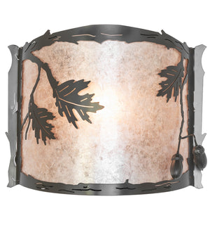 Meyda Tiffany - 266819 - One Light Wall Sconce - Oak Leaf & Acorn - Timeless Bronze