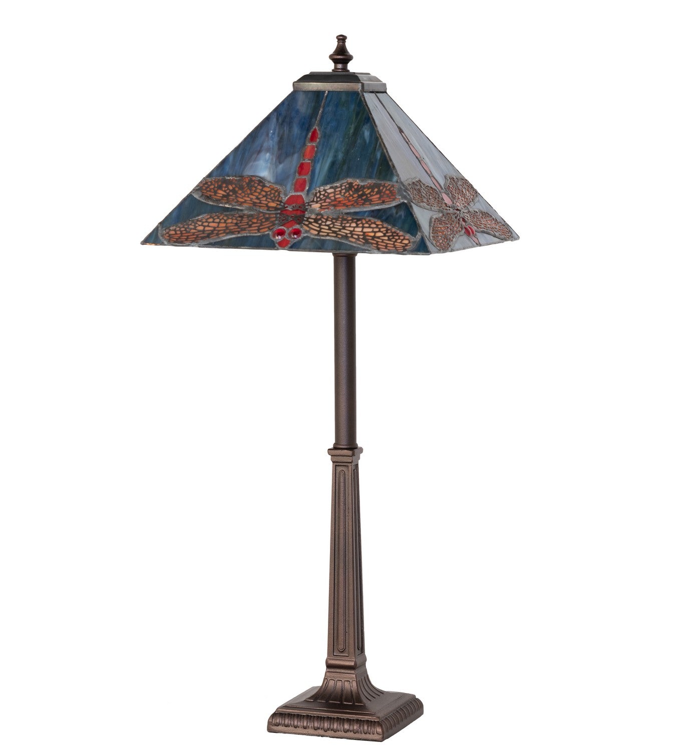 Meyda Tiffany - 267533 - One Light Buffet Lamp - Prairie Dragonfly - Mahogany Bronze