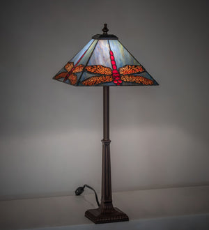 Meyda Tiffany - 267533 - One Light Buffet Lamp - Prairie Dragonfly - Mahogany Bronze