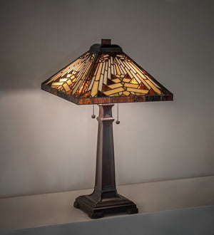 Meyda Tiffany - 268728 - Two Light Table Lamp - Nuevo Mission