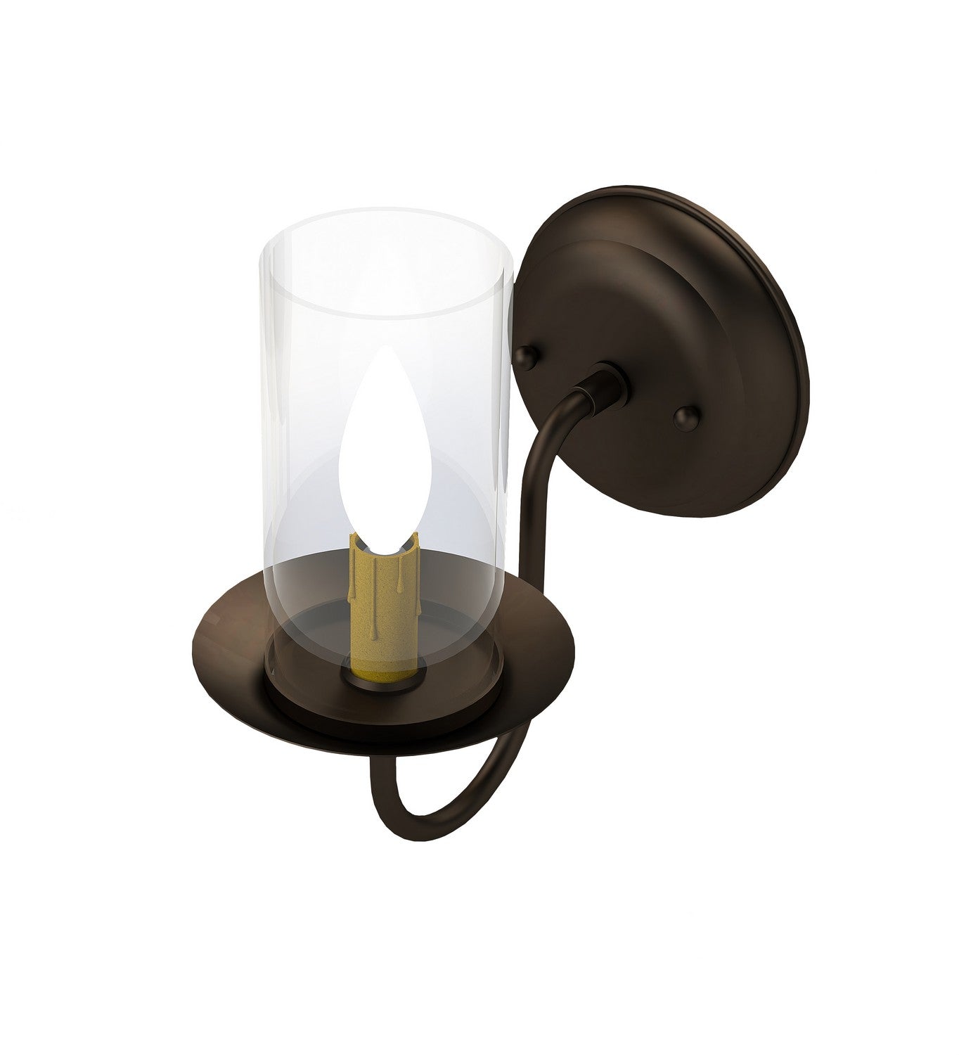 Meyda Tiffany - 268778 - One Light Wall Sconce - Loxley - Oil Rubbed Bronze