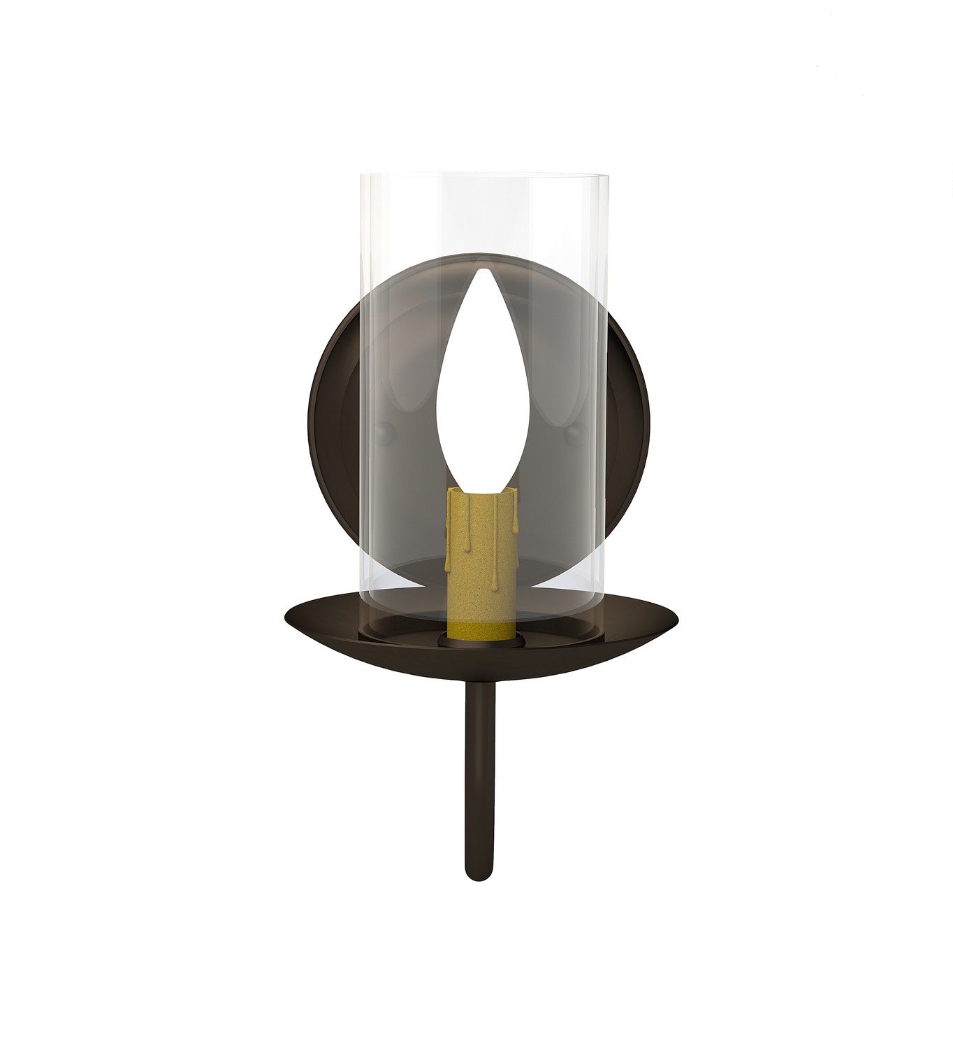 Meyda Tiffany - 268778 - One Light Wall Sconce - Loxley - Oil Rubbed Bronze