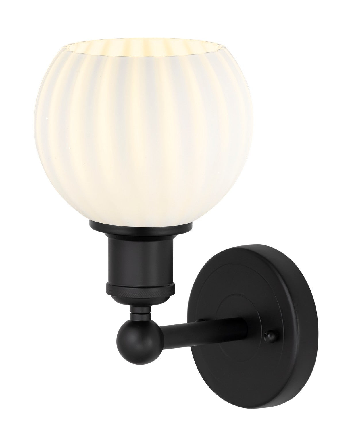 Innovations - 616-1W-BK-G1217-6WV - LED Wall Sconce - Edison - Matte Black