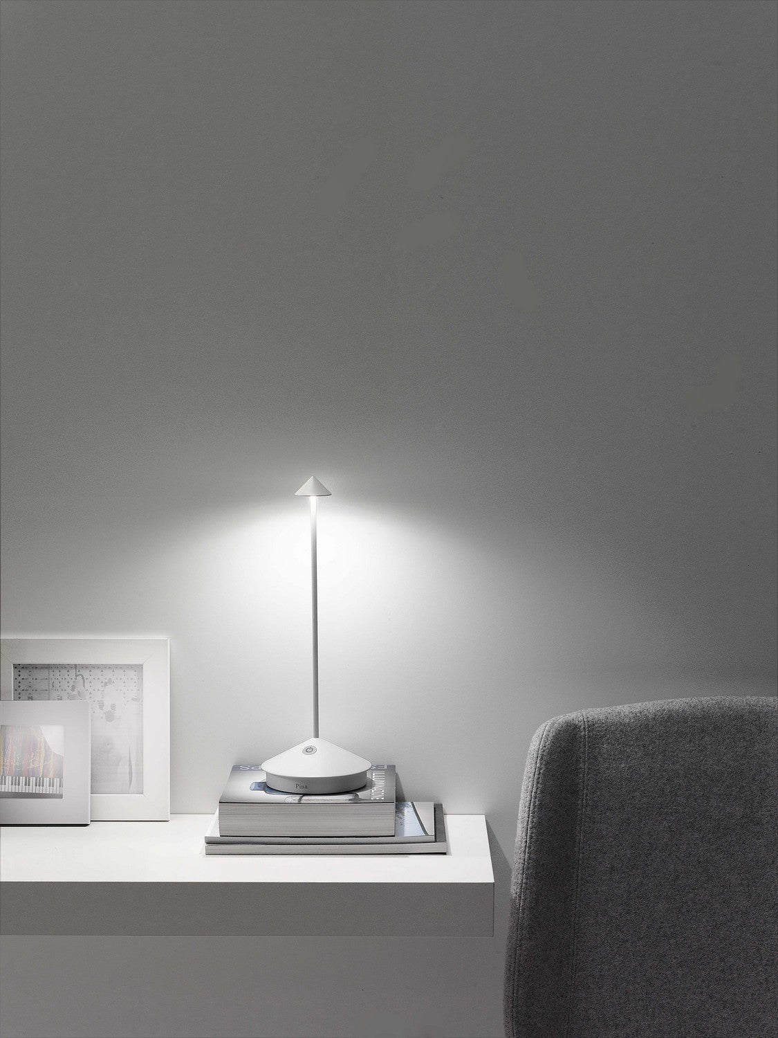 Zafferano - LD0650B4 - LED Table Lamp - Pina - White