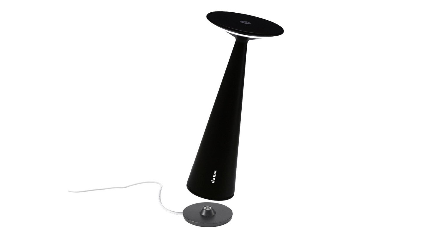 Zafferano - LD0610N3 - LED Table Lamp - Dama - Black