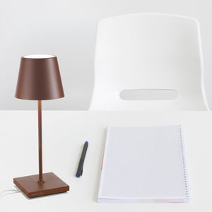 Zafferano - LD0320R4 - LED Table Lamp - Poldina Pro - Rust