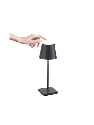 Zafferano - LD0320N4 - LED Table Lamp - Poldina Pro - Dark grey