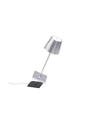 Zafferano - LD0320BFA - LED Table Lamp - Poldina Pro - Silver leaf