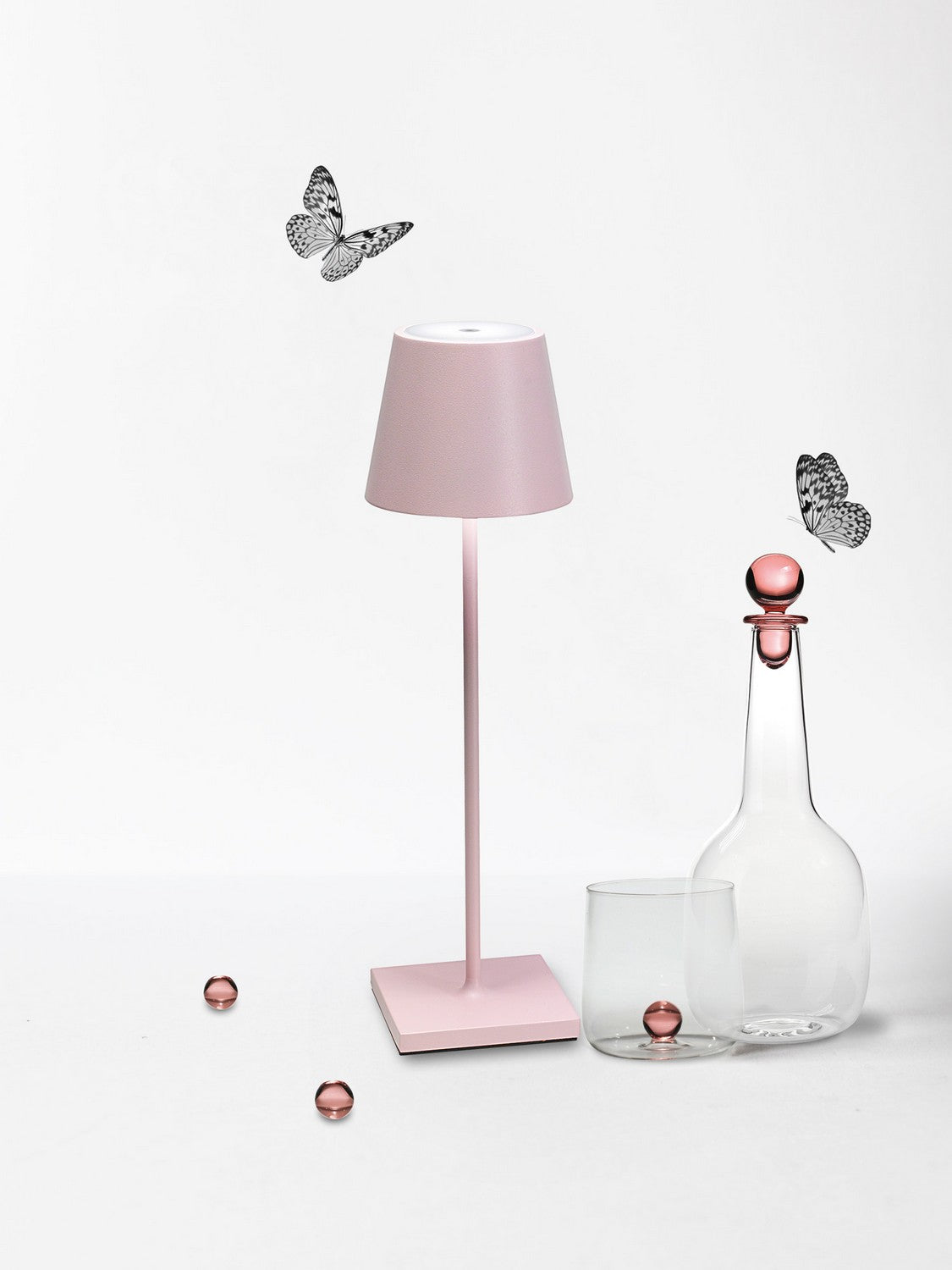 Zafferano - LD0340P4 - LED Table Lamp - Poldina Pro - Pink