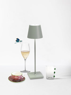 Zafferano - LD0340G4 - LED Table Lamp - Poldina Pro - Sage