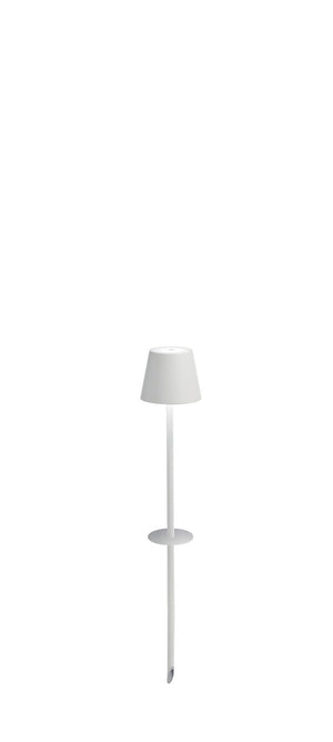 Zafferano - LD0282B4 - LED Floor Lamp - Poldina - White